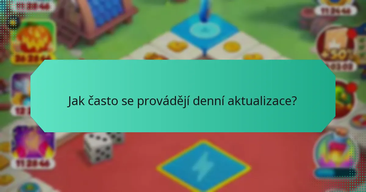 Jak často se provádějí denní aktualizace?