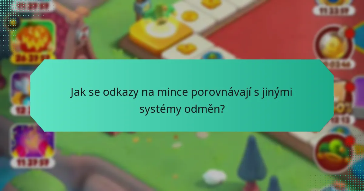 Jak se odkazy na mince porovnávají s jinými systémy odměn?