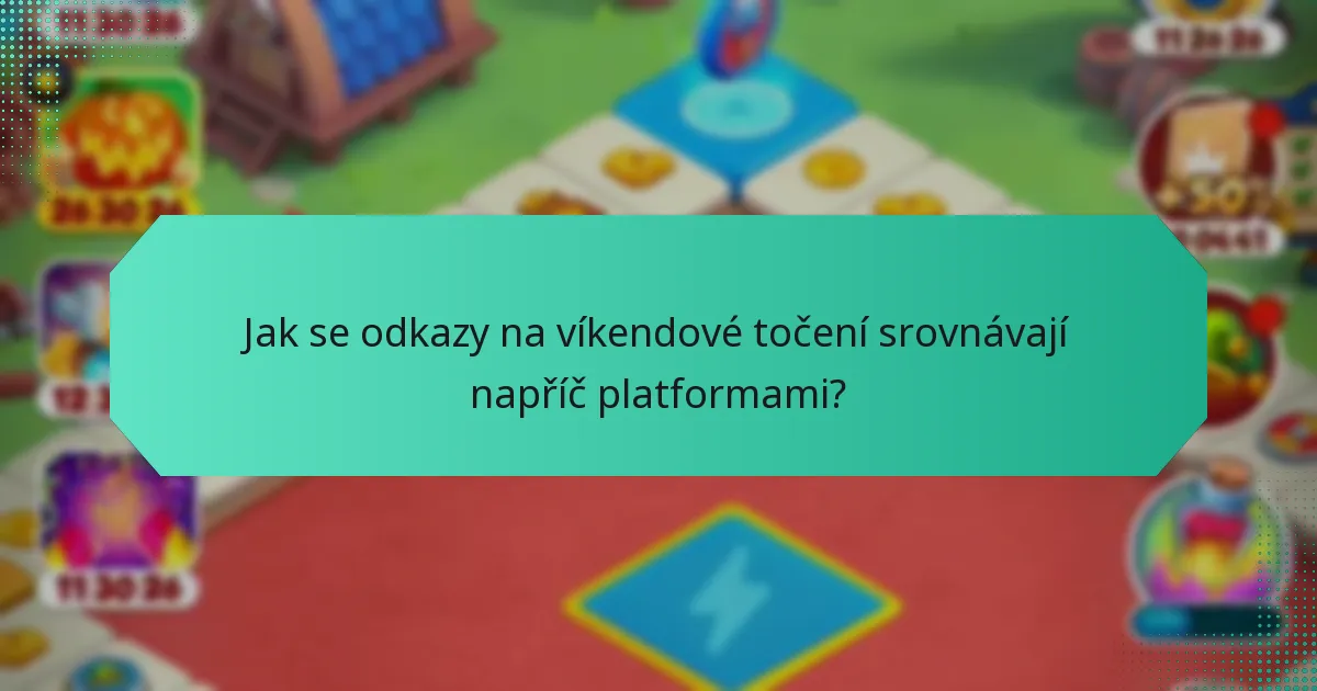 Jak se odkazy na víkendové točení srovnávají napříč platformami?