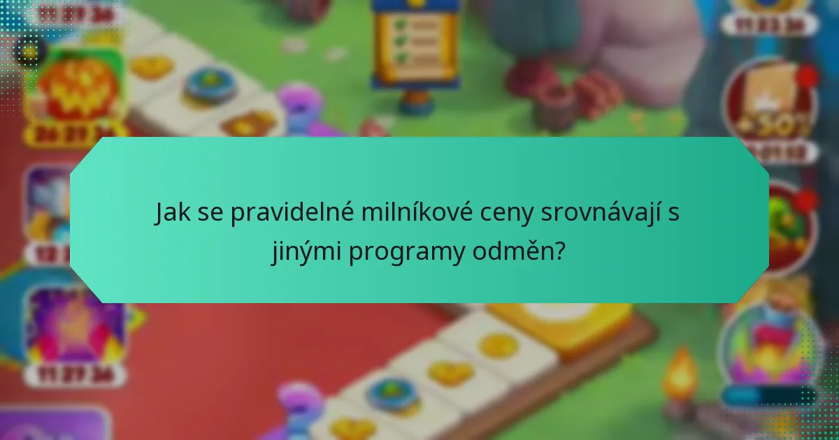 Jak se pravidelné milníkové ceny srovnávají s jinými programy odměn?