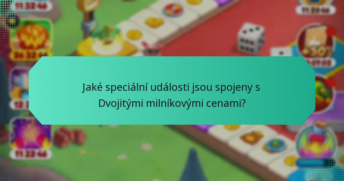 Jaké speciální události jsou spojeny s Dvojitými milníkovými cenami?